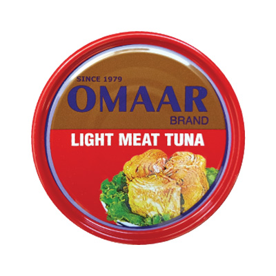 OMAAR TUNA IN SUNFLOWER OIL 160/112G