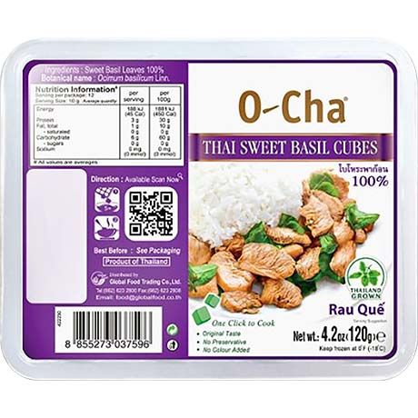 O-CHA THAI BASIL CUBES SWEET 120G