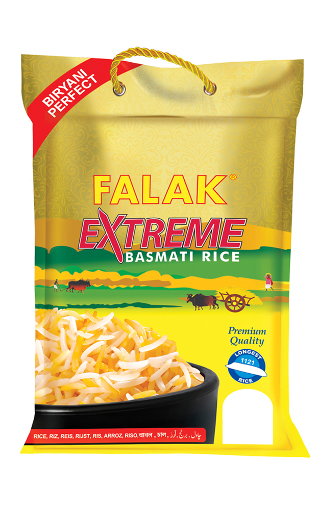 FALAK EXTREME BASMATI RICE 4,5KG YELLOW BAG