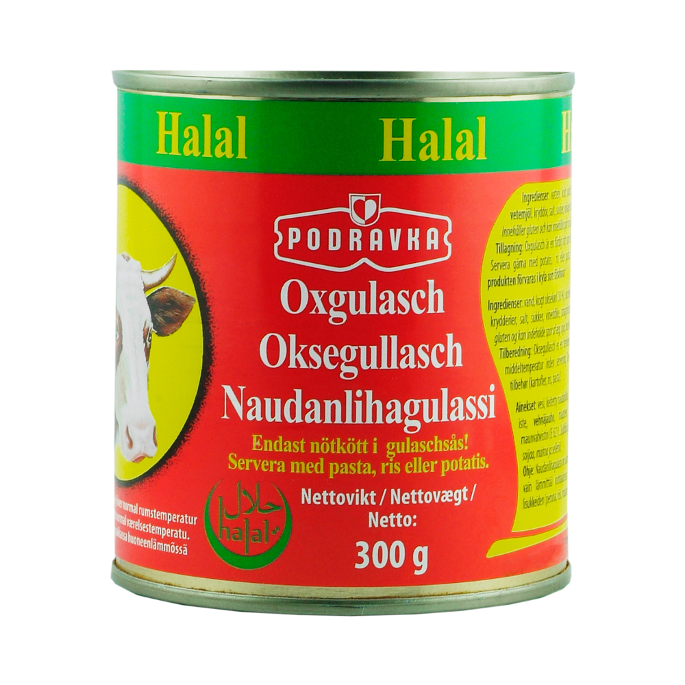 PODRAVKA NAUDANLIHA GULASH HALAL 300G