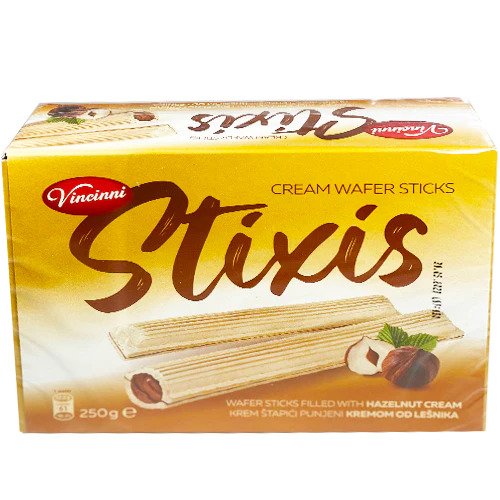 VINCINNI STIXIS HAZELNUTS 250G