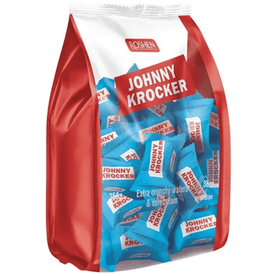 ROSHEN JOHNYY KROCKER WAFER COCONUT 350G