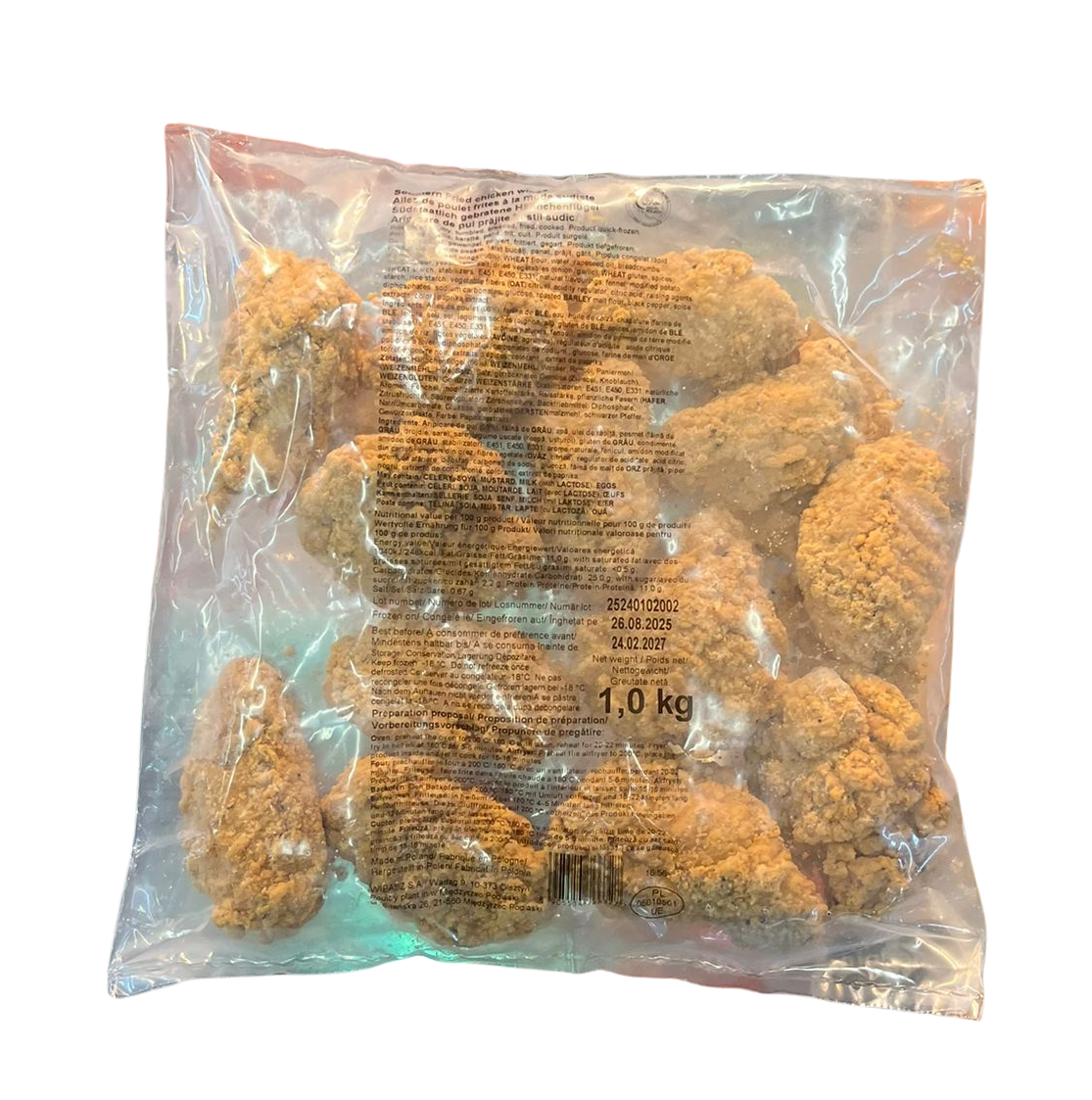 WIPASZ SOUTHERN FRIED CHICKEN WINGS 1KG
